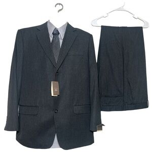 Merona Charcoal Pinstripe Suit